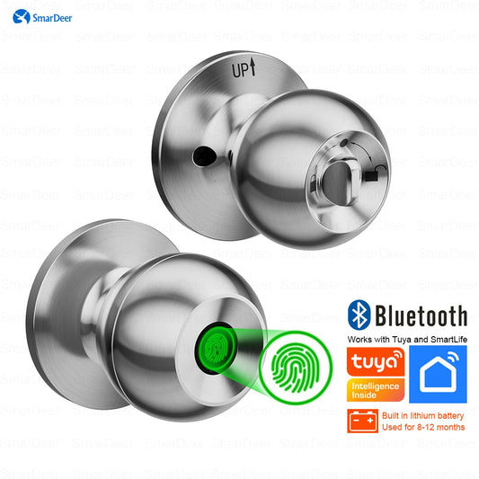 Fingerprint Lock for Tuya Smart Lock with Bluetooth Door Lock Keyless Entry with Fingerprint and Tuya App